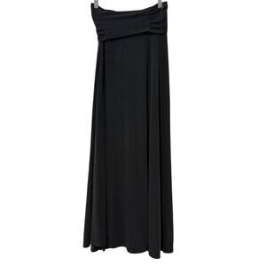 Athleta | Maxi Skirt Kali Pull On Gray Granola Outdoors Active Stretch- Small